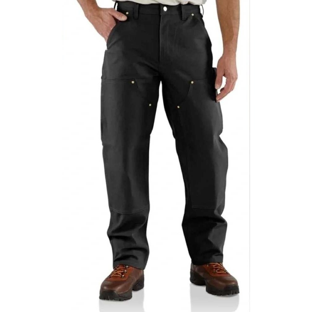 NEW Carhartt Loose Fit Firm Duck Double Front Utility Work Pant Mens 40x34 Black